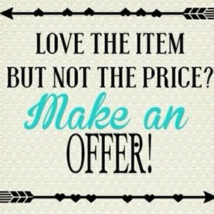 All offers will be considered!!