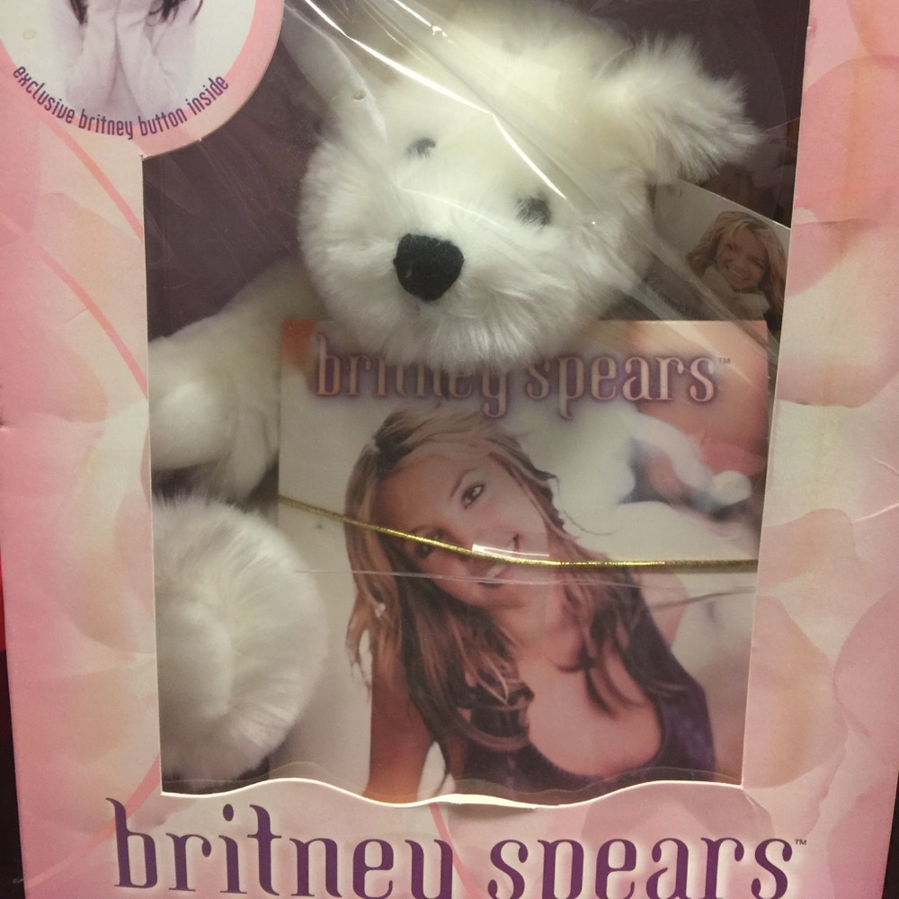 Britney Spears collectible bear and cd