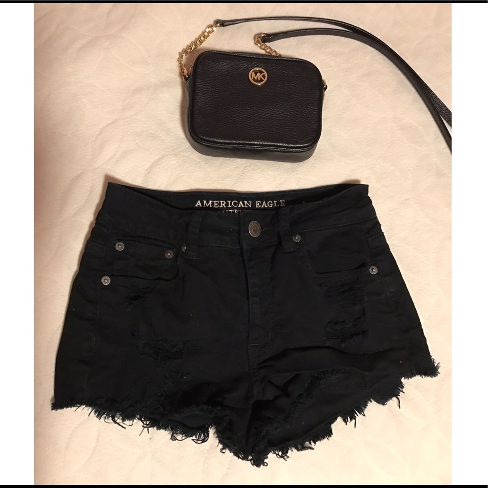 American Eagle hi-rise shorties