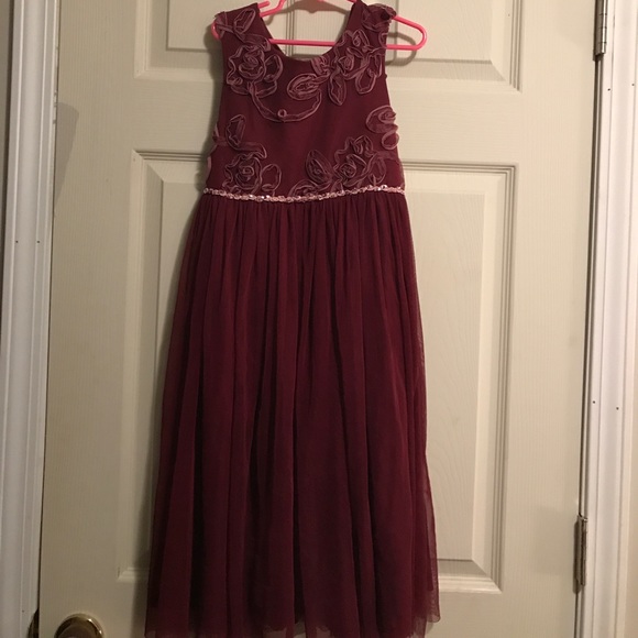 Perfectly Dressed Other - Burgundy girls formal dress