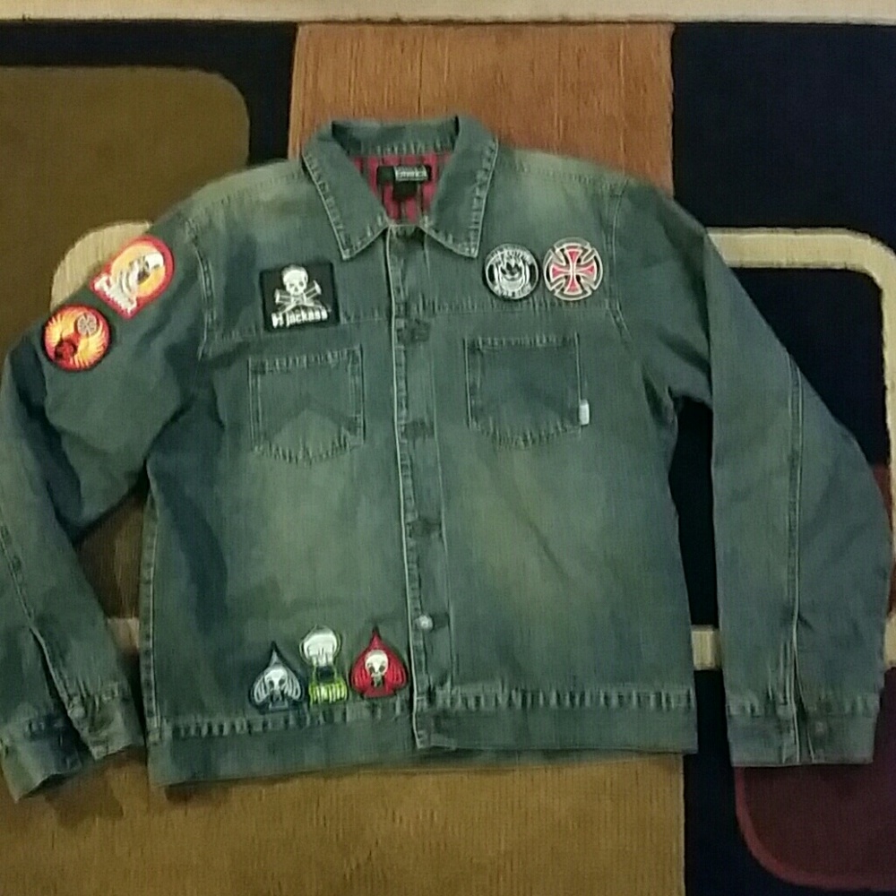 CHRISTMAS  SALE!!!Emerica Skate Brand Denim Jacket