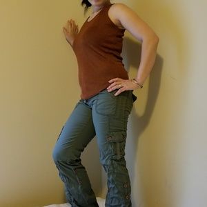 $$Sold$$2 metallic tank tops