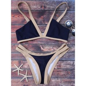 Navy blue bikini