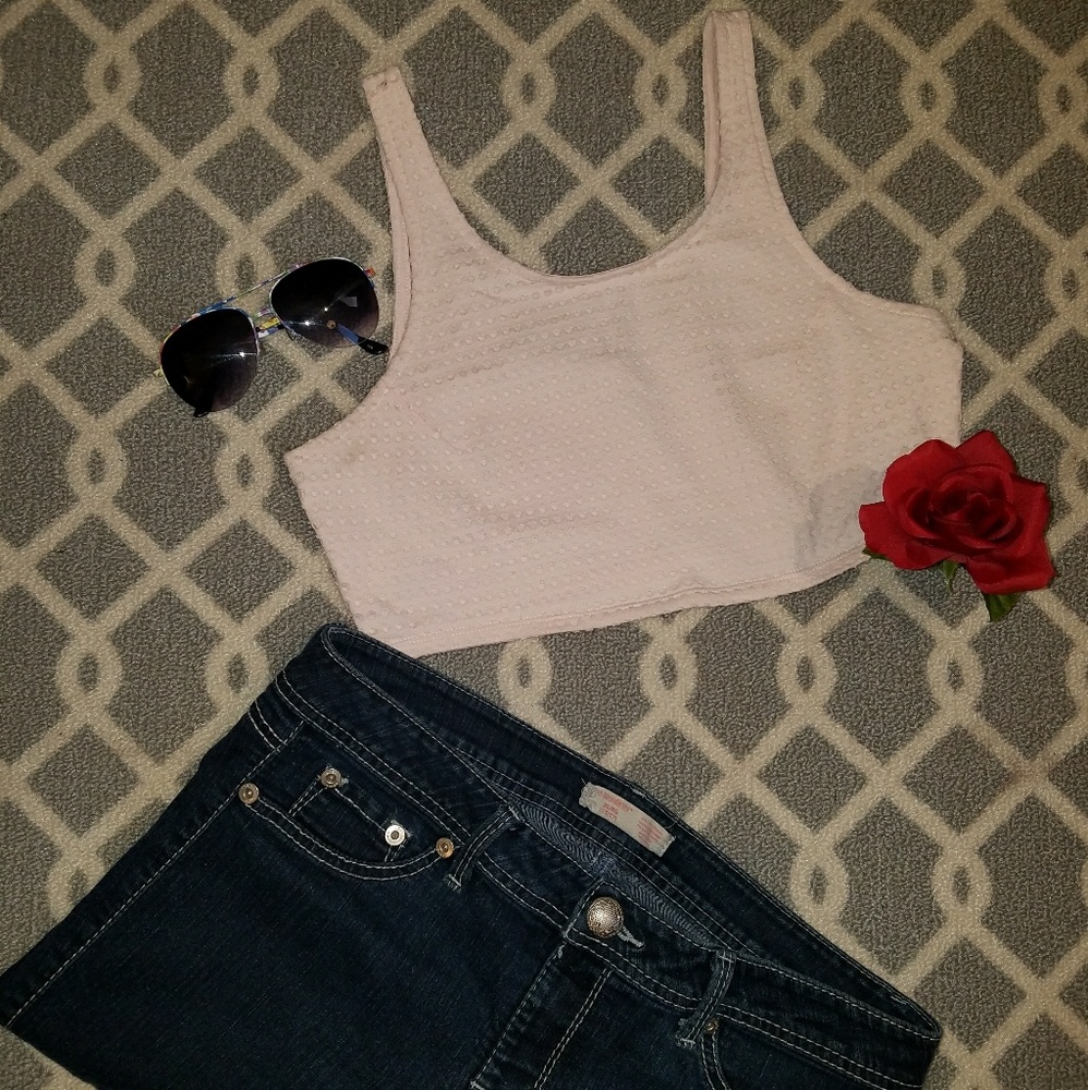Pink Crop Top
