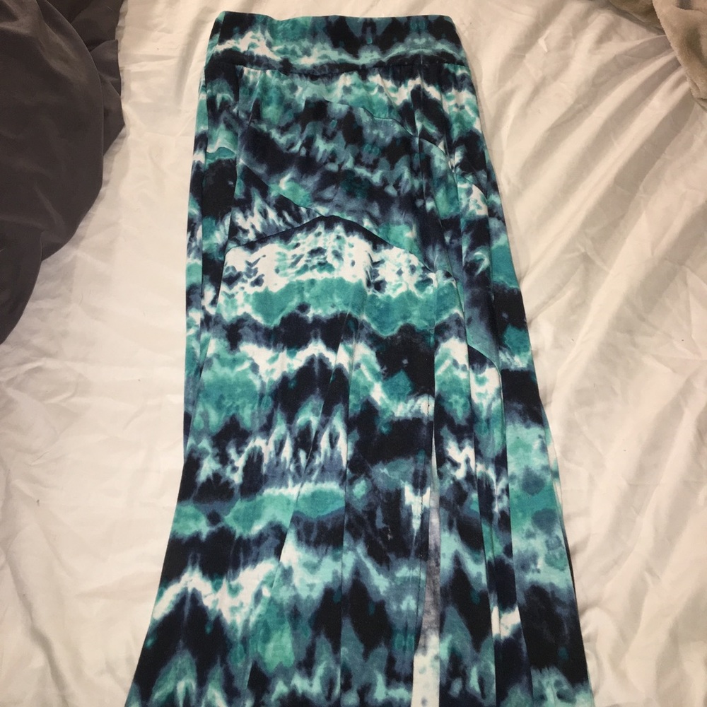 Long tie dye maxi