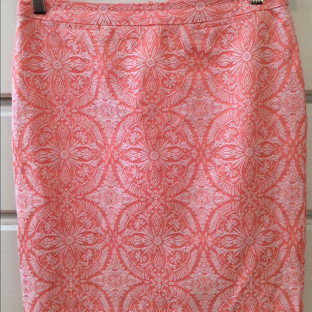 Halogen | Embroidered Detail Pencil Skirt