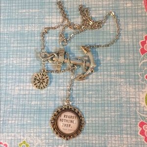 Pirate Themed Necklace Jack Sparrow Quote