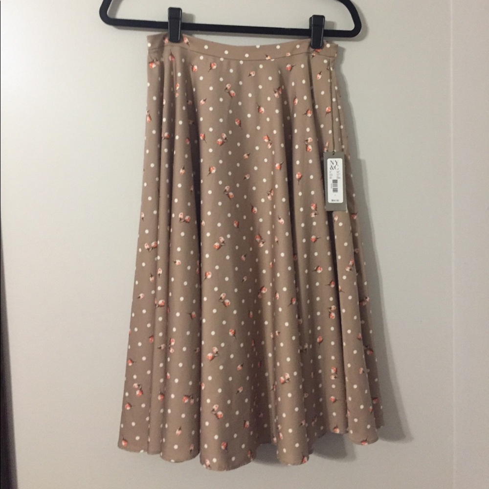 Cute NY&Co. Fit-Flare Midi Skirt!