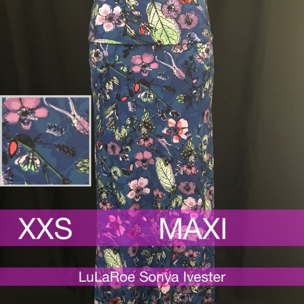 LuLaRoe xxs Maxi skirt