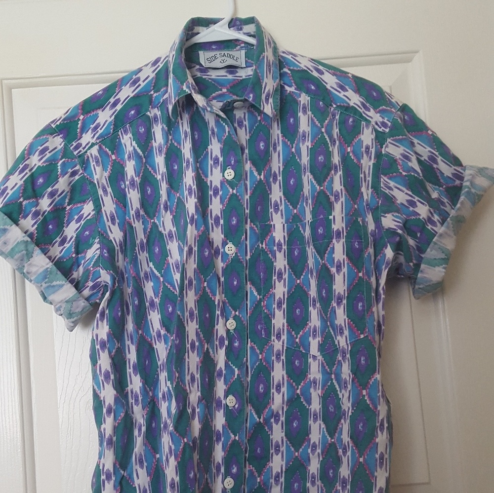 Western Side Saddle Button Down Shirt