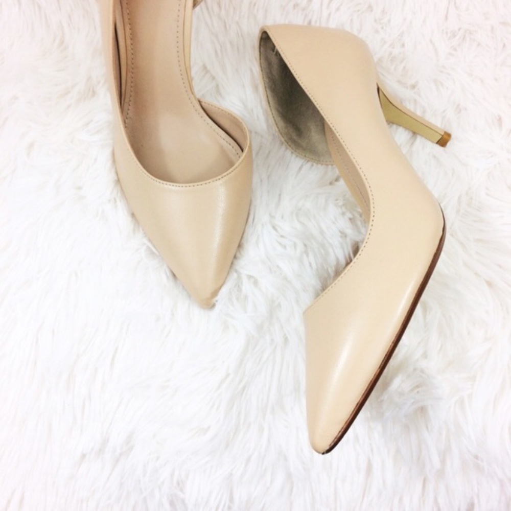 14th & Union "Alyce Lea" d'Orsay nude pumps