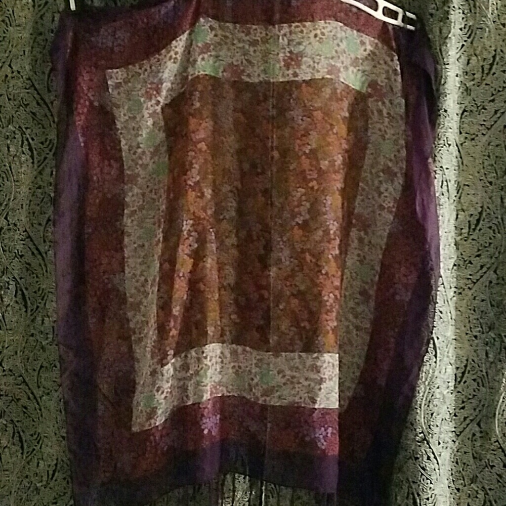 Floral HIP Scarf . GIFTED