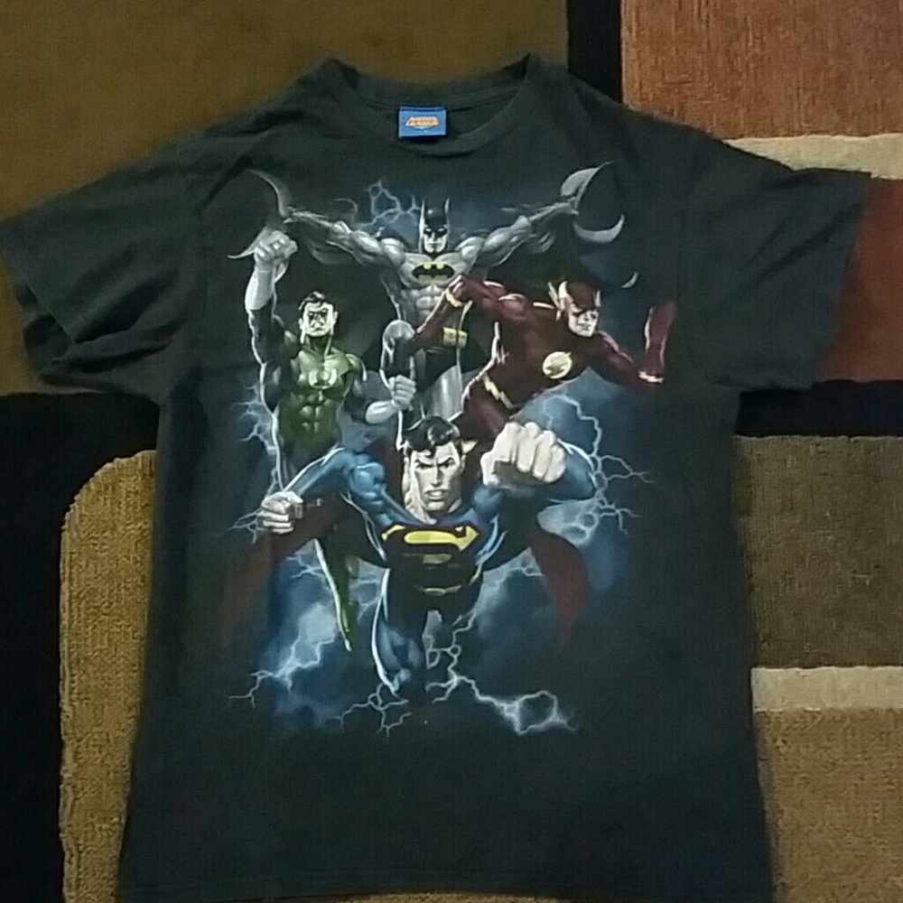 DC Comics Justice League Vintage Tee Shirt