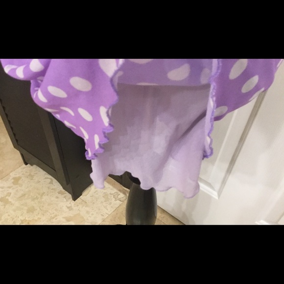 🌹Purple & white summer dress - Picture 5 of 8