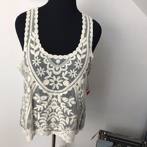 NWT Xhilaration Lace Tank