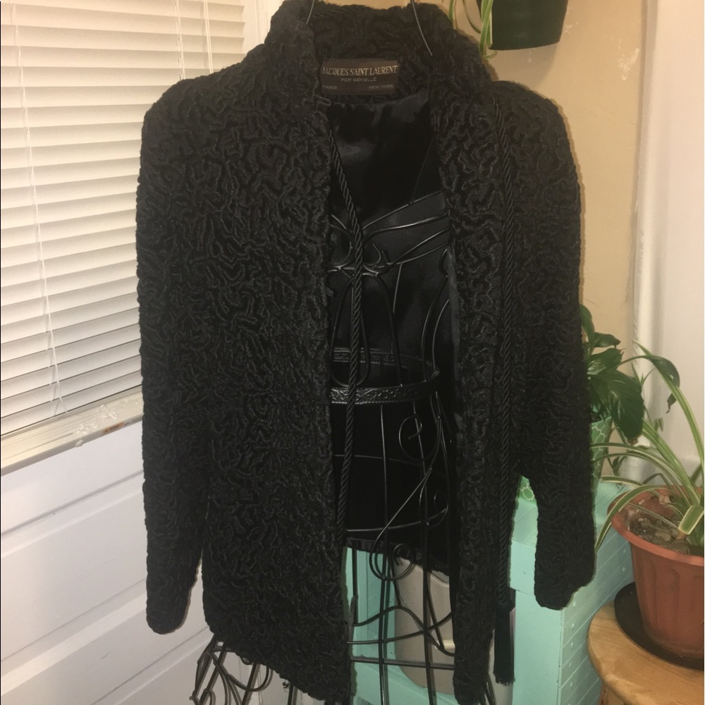 Vintage Jacques Saint Laurent Fur Coat