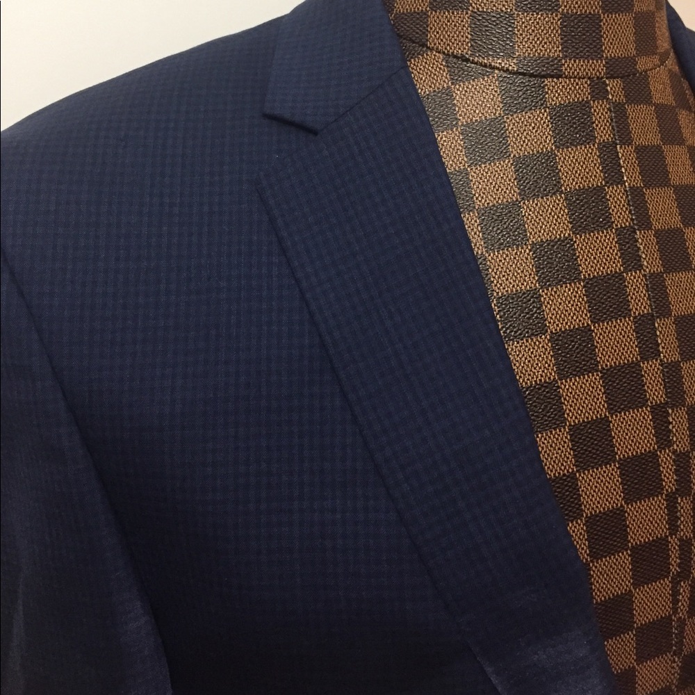 Vince Camilo-Blue Wool Plaid 2ButtonBlazer 38R NWT