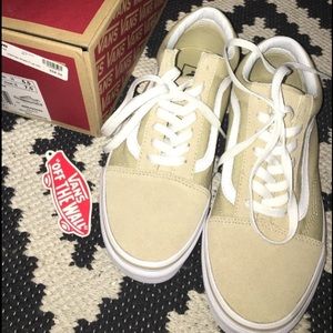Khaki old skool vans