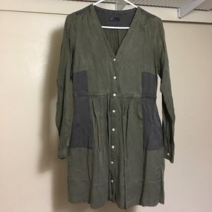 Long sleeve shirt dress from GAP
