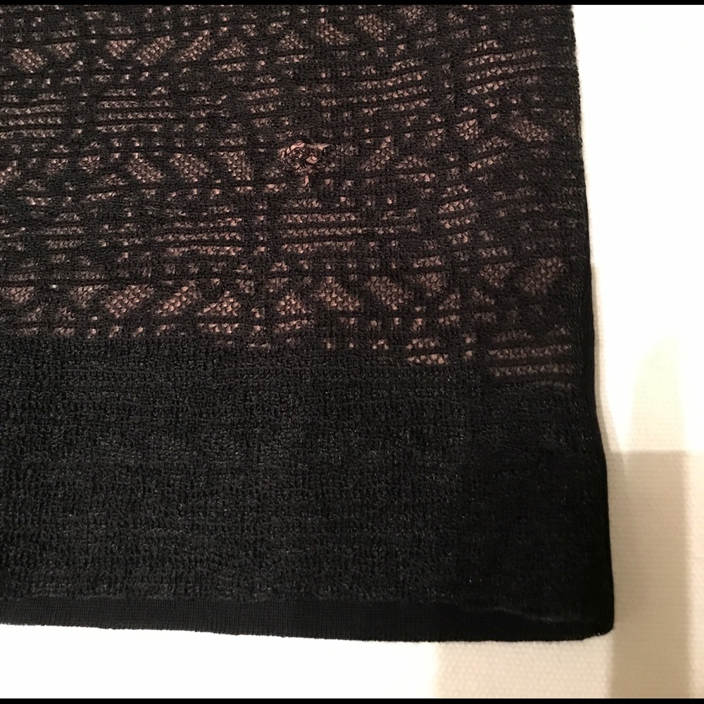 NIEMEN MARCUS MISOOK lace shell black dress LBD - Picture 8 of 8