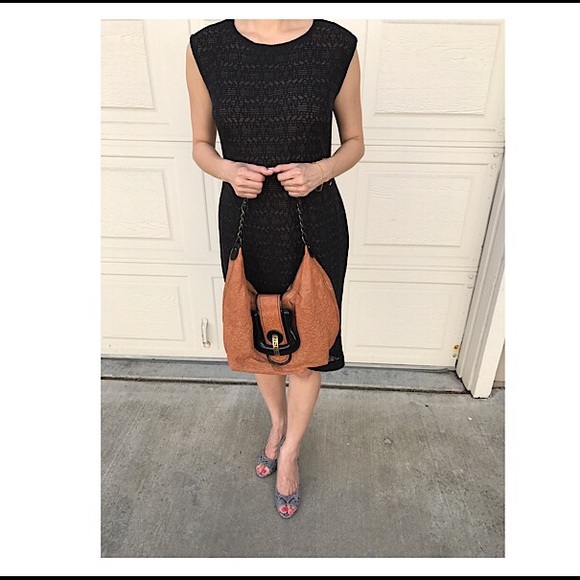 NIEMEN MARCUS MISOOK lace shell black dress LBD - Picture 4 of 8