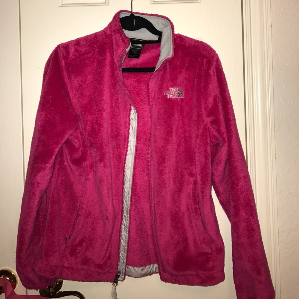 Pink north face