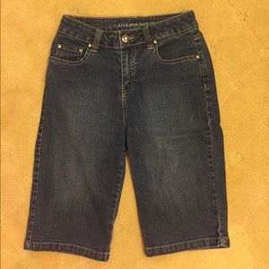 Girl's Denim Bermuda Shorts