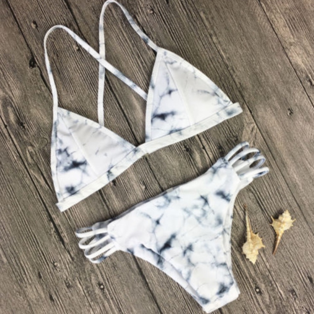 🛍 Marble Print Bikini❗️