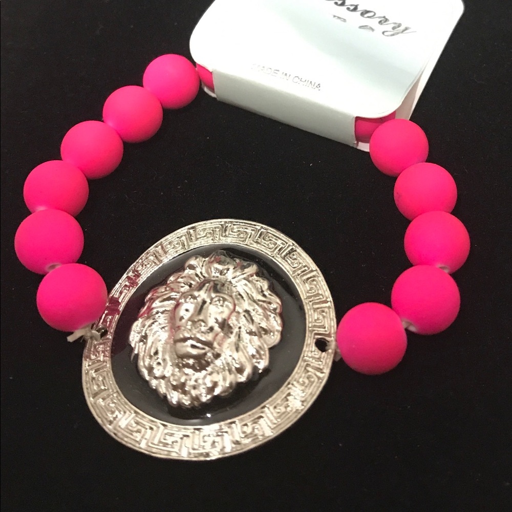 Hot Pink Stretch Bracelet