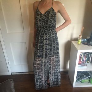 Maxi print dress