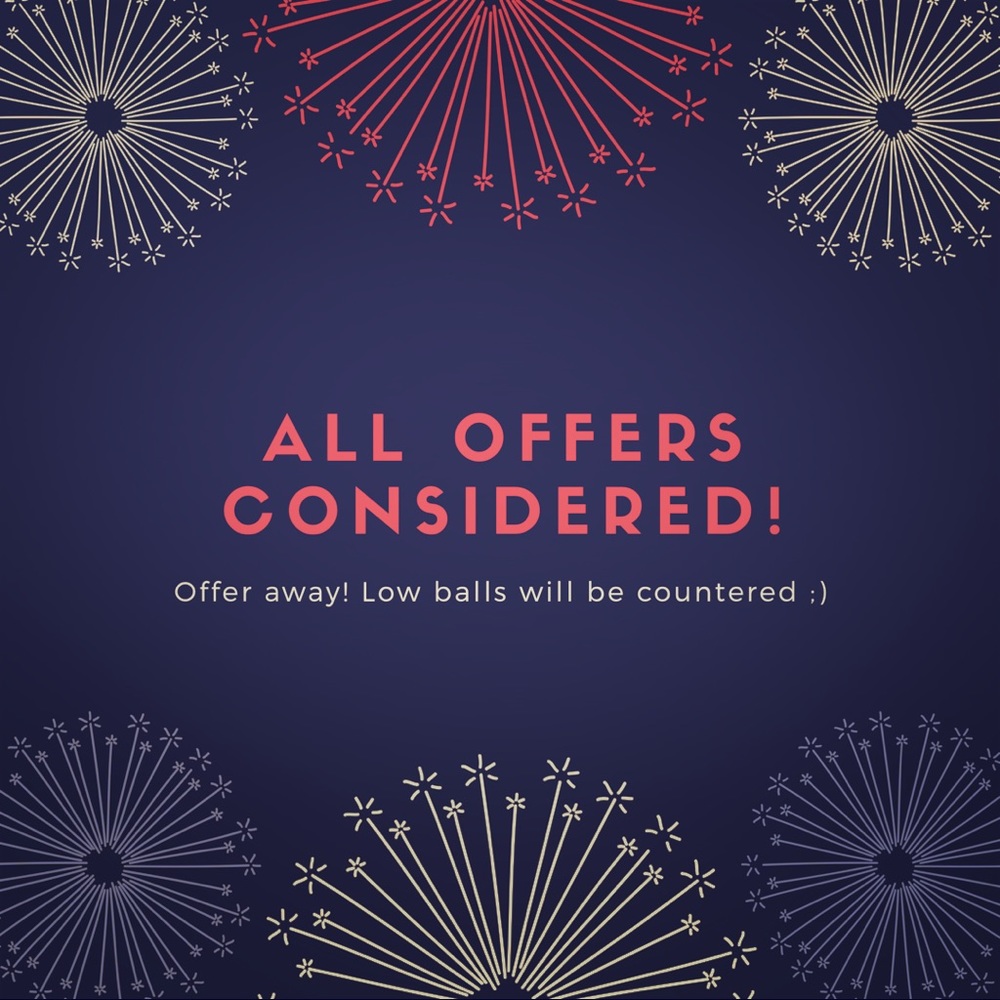 All offers considered!