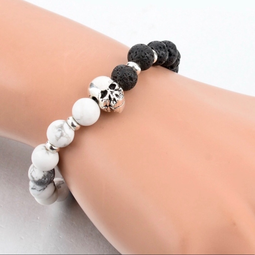 Skull Head Stretch Bracelet