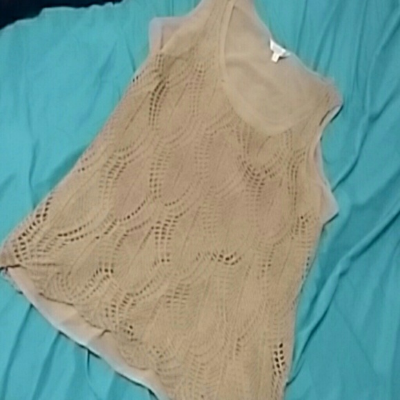 And under sheer-crochet tank - Picture 1 of 4