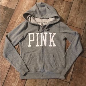XS Victoria Secret pink zip up jacket