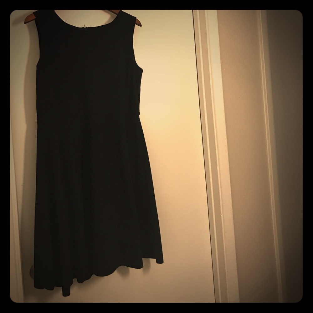 Sleek versatile cocktail or black event knee dress