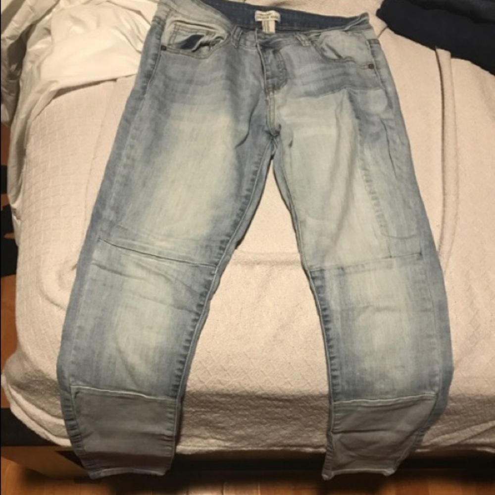 Light wash jeans
