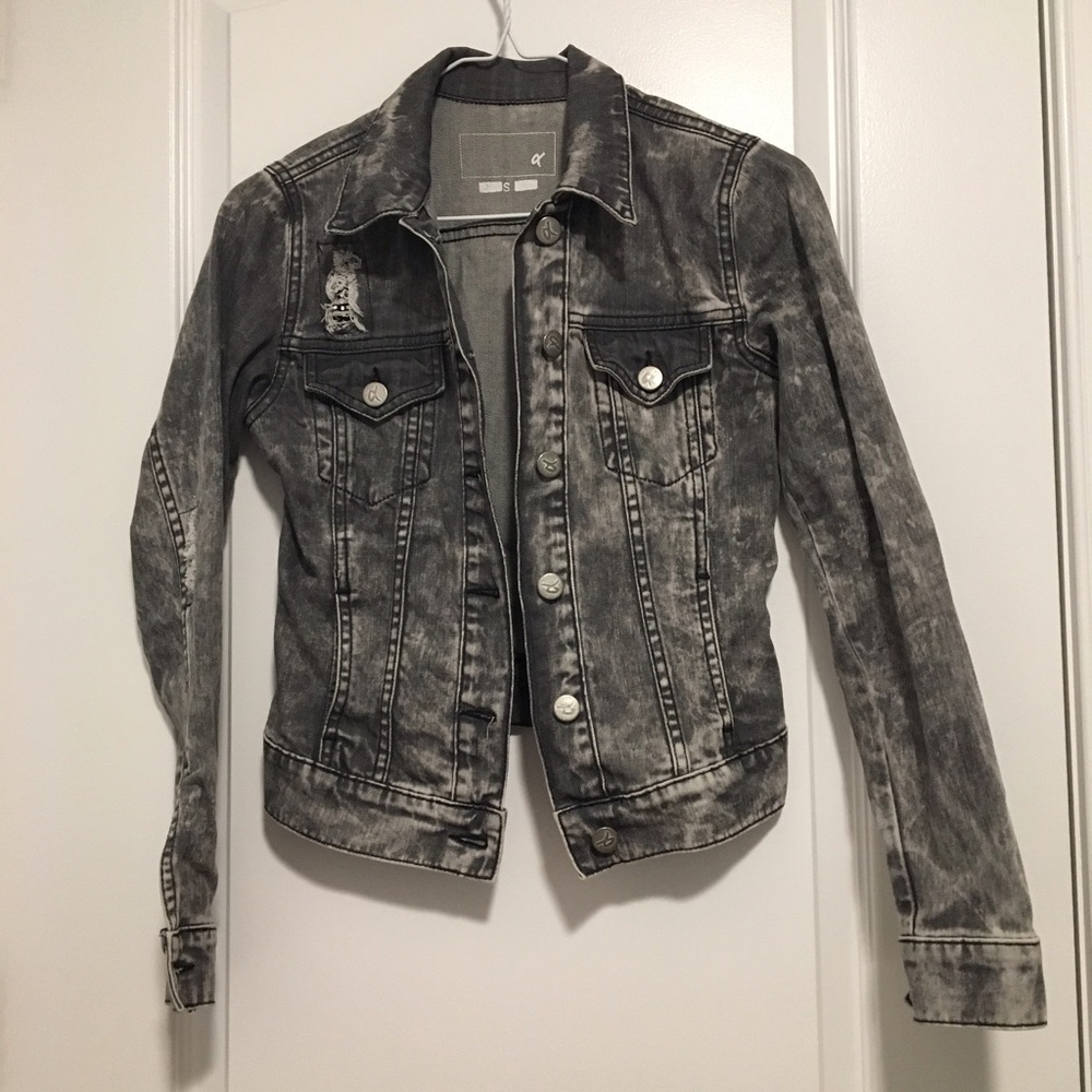 Black Denim Jean Jacket