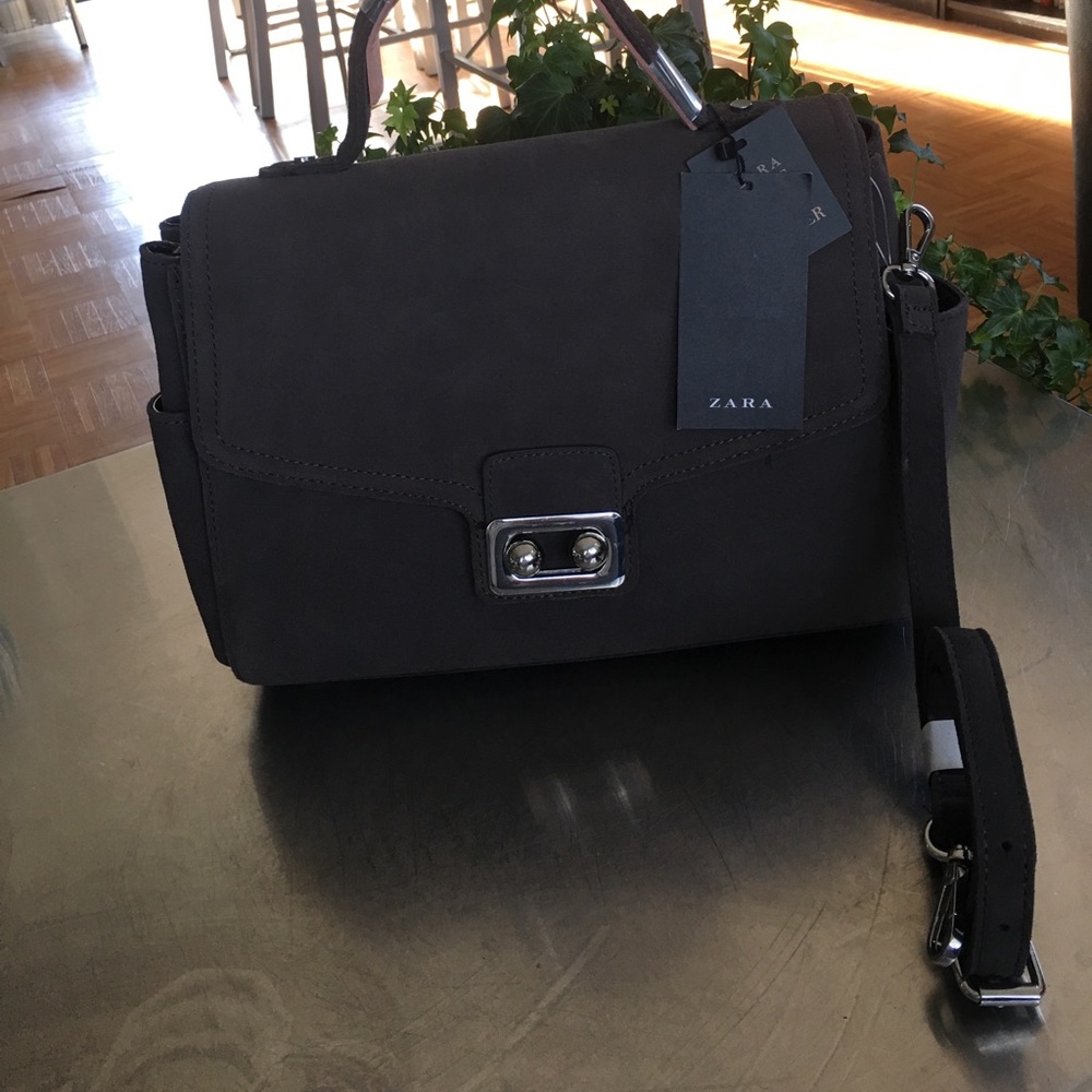 ZARA / Satchel / Suede / Crossbody/ NWT
