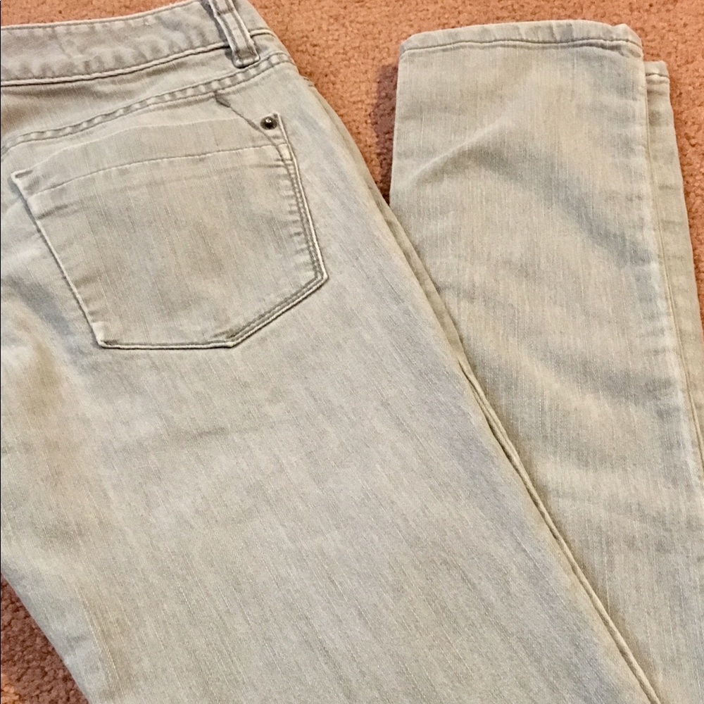 🔴SKINNY PREMIUM GRAY DENIM SIZE 2R