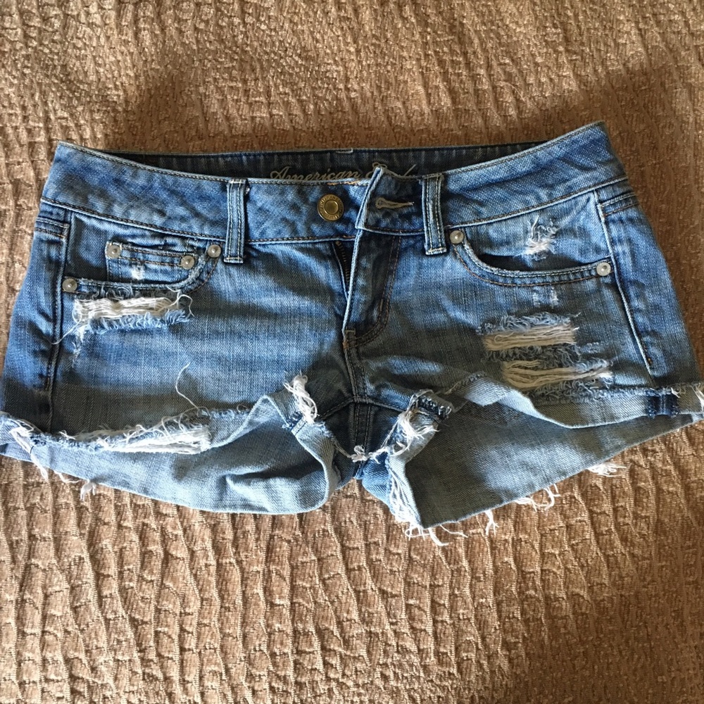 American Eagle Light Jean Shorts