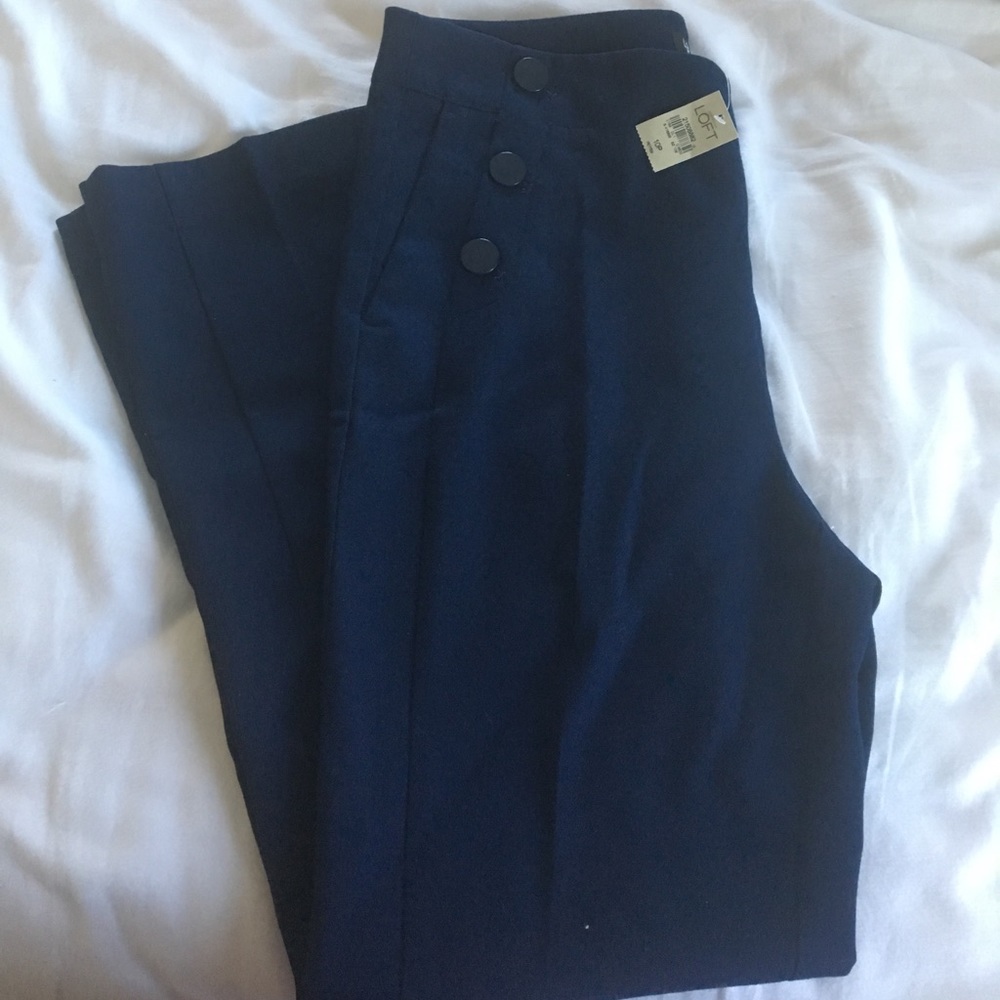 NWT loft pants with size zipper