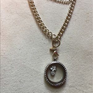 Oragami owl necklace with charms