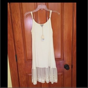 Long ruffle tank dress
