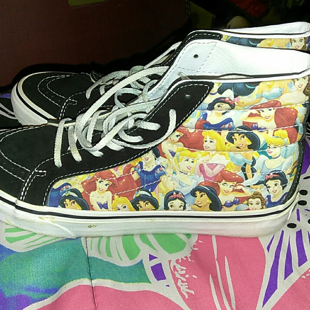 Disney princess high top Vans