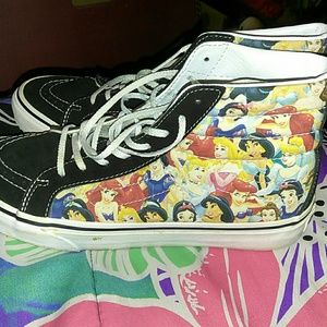 Disney princess high top Vans