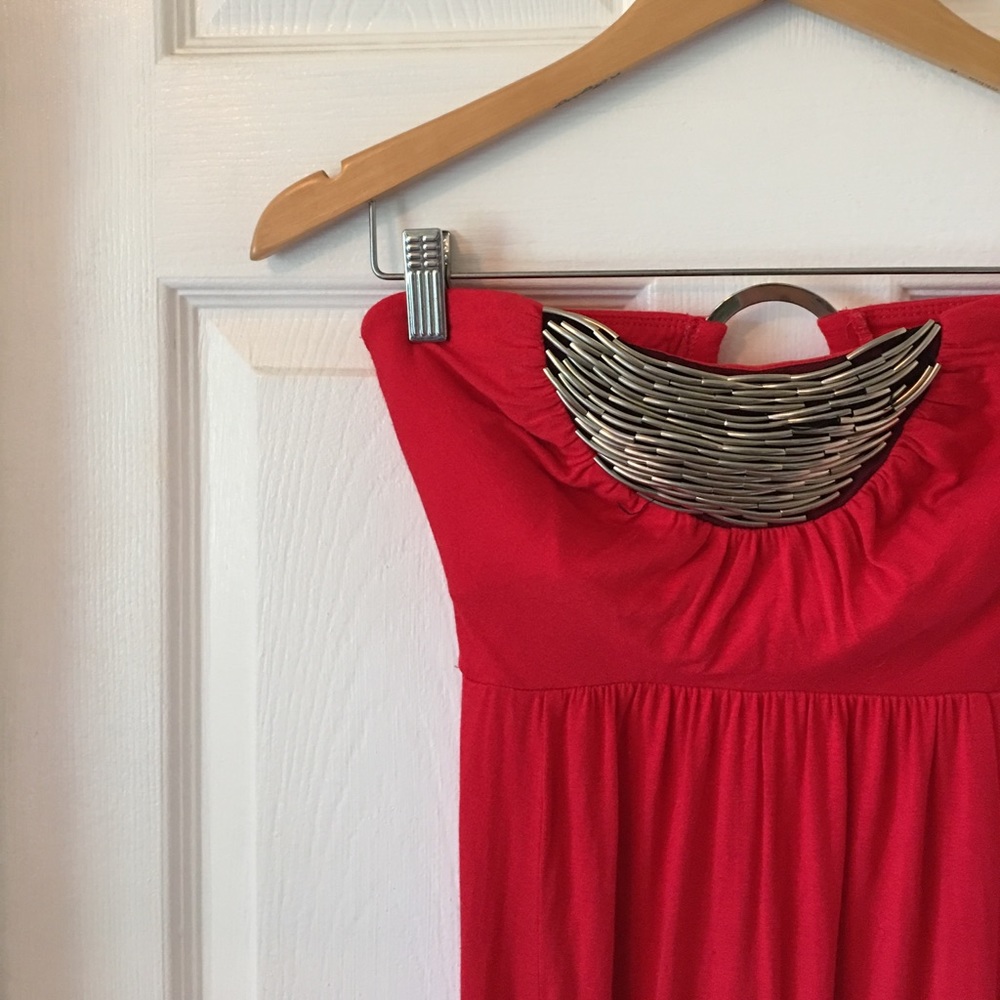 Super Cute Bebe Strapless Maxi