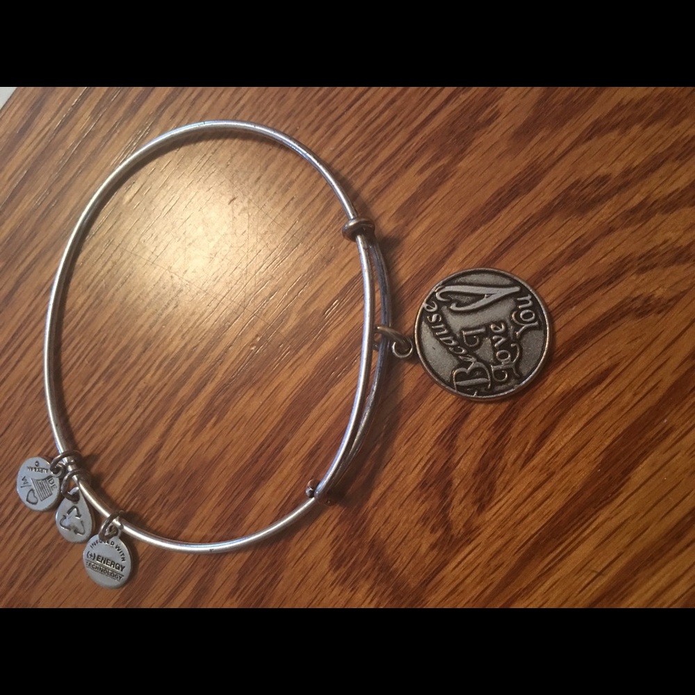 Alex and ani "because I love you" bracelet