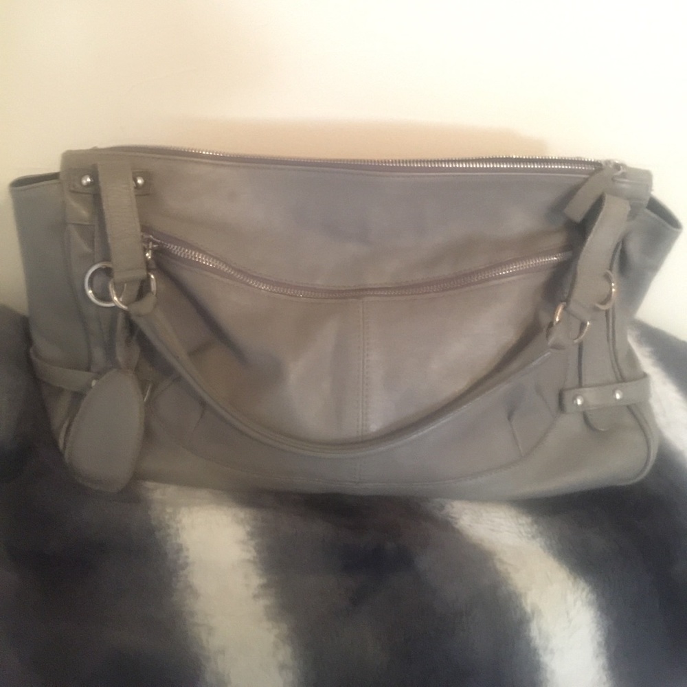 Authentic Grey Furla Large, softest Leather!