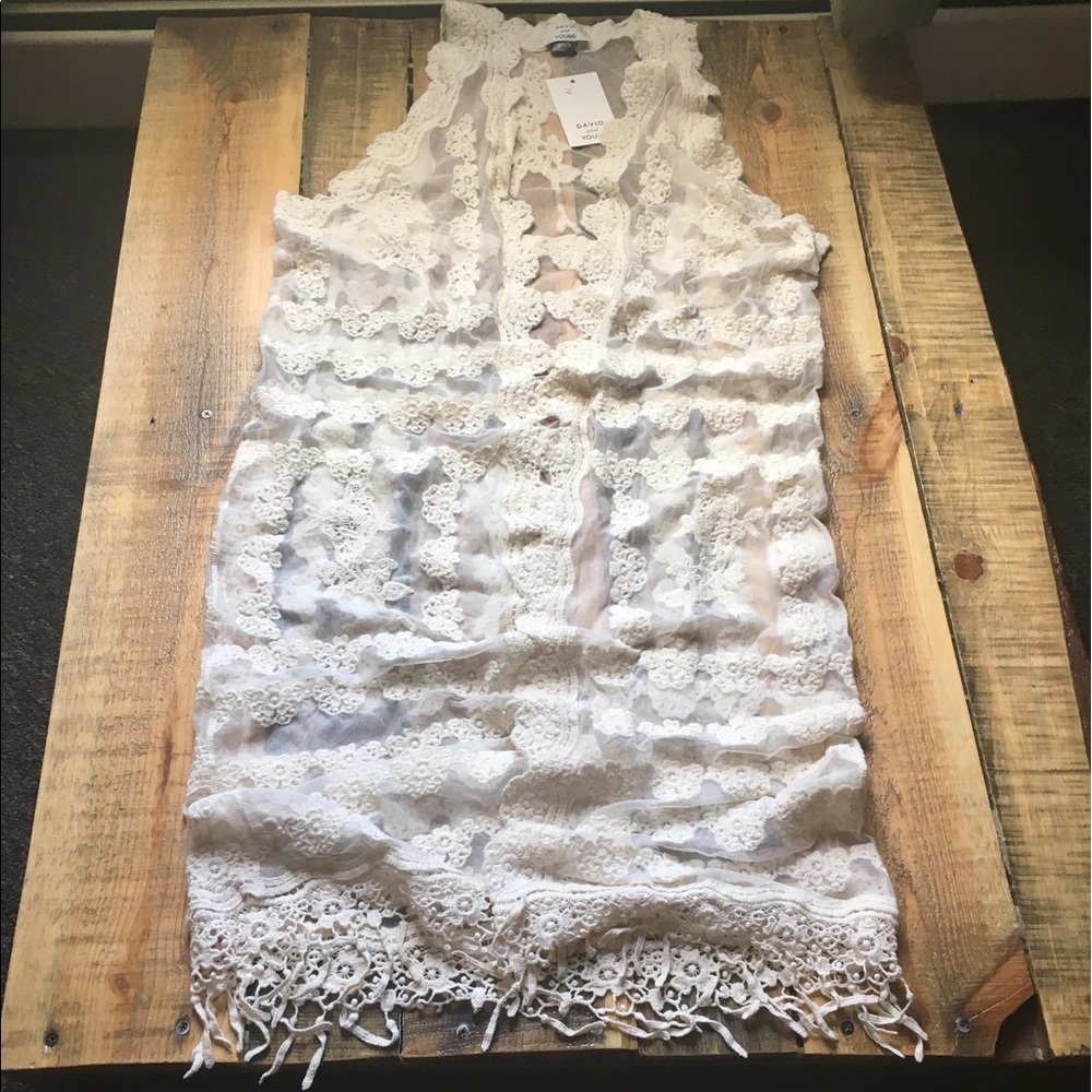 Embroidered Longline Cardigan