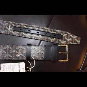 Authentic Vintage Goyard Canvas Monogram Belt
